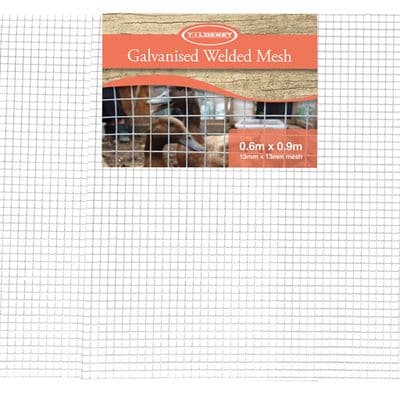 13mm Galvanised Wire Mesh Panel 0.6m x 0.9m