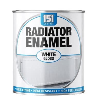 151 Coatings Radiator Enamel - White Gloss / 300ml