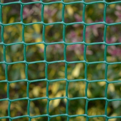 19mm Plastic Garden Mesh Mini-Roll Green 0.5m x 6m