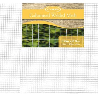 25mm Galvanised Wire Mesh Panel 0.6m x 0.9m