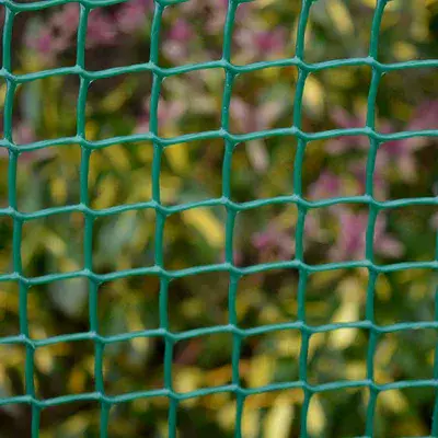 50mm Green Plastic Mesh 1m x 20m  BULK ROLL