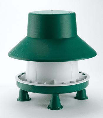 6KG PLASTIC TUBE FEEDER C/W WIDE LID+LEGS