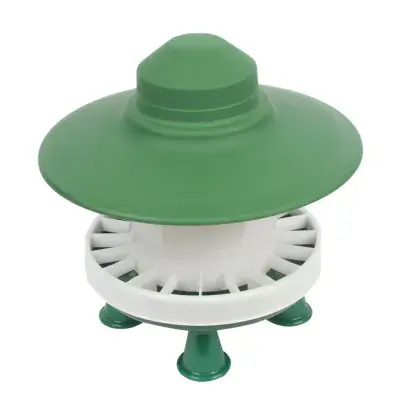6KG PLASTIC TUBE FEEDER C/W WIDE LID+LEGS