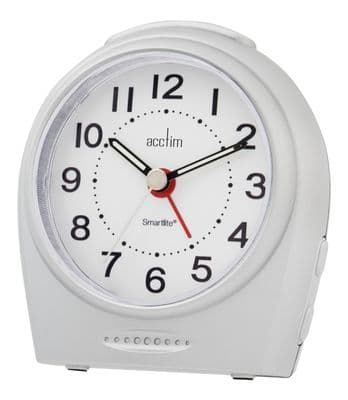 Acctim Astoria Smartlight Silent Sweep Alarm - Silver