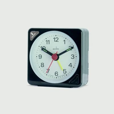 Acctim Ingot Crescendo Alarm Clock - Black
