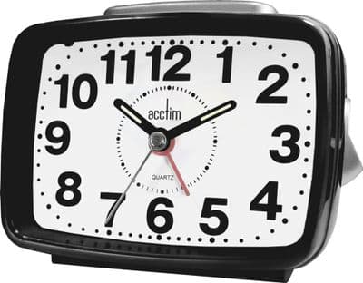 Acctim Titan 2 Sweep Seconds Hand Alarm - Black