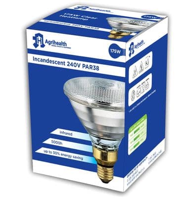 Agrihealth Heatlamp Bulb - 175w - Clear