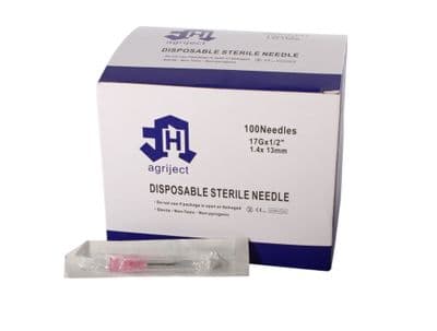 Agriject Needles - 17g X 1/2