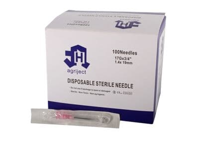 Agriject Needles - 17g X 3/4