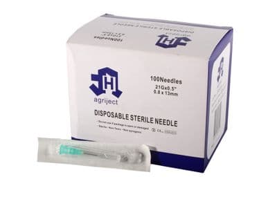 Agriject Needles - 21g X 1/2
