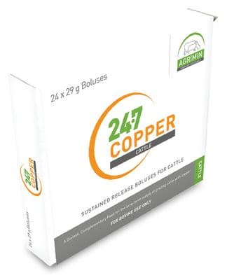 Agrimin 24-7 Copper Bolus - 31gx24 - Cattle