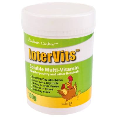 AGRIVITE CHICKEN LICKIN INTERVITS SOLUBLE MULTIVITS