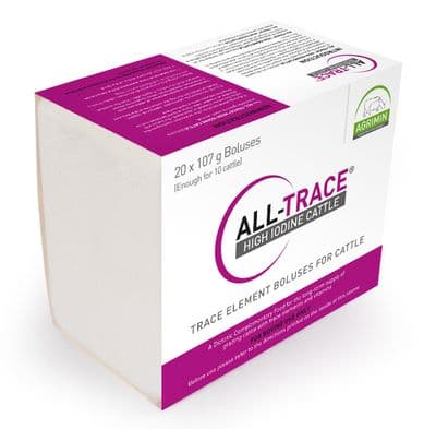 Alltrace High Iodine Cattle Bolus - 107g x20