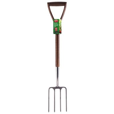 Ambassador Ash Handle Graduate Digging Fork - Stainless Steel