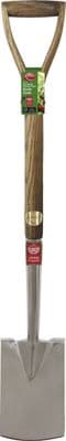 Ambassador Ash Handle Stainless Steel Border Spade - Length: 95cm