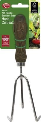 Ambassador Ash Handle Stainless Steel Hand Cultivator
