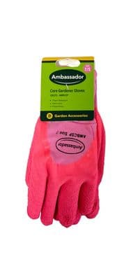 Ambassador Core Gardener Pink Gloves - 7/S