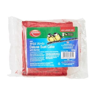 Ambassador Deluxe Suet Cake with Berries - 300g