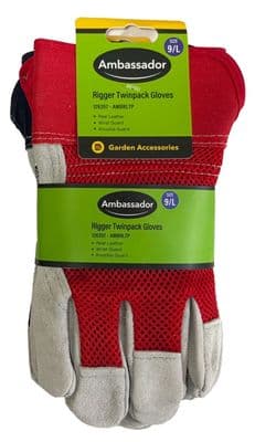 Ambassador Rigger Twinpack Gloves - 9/L