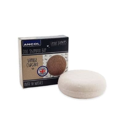ANCOL LITTLE STINKERS DOG SHAMPOO BAR VANILLA CUPCAKE