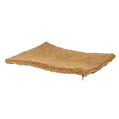 ANCOL SLEEPY PAWS FLAT PAD TEDDY FLEECE BEIGE