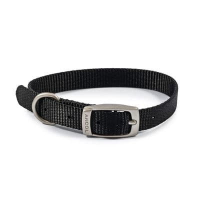 ANCOL VIVA BUCKLE COLLAR BLACK