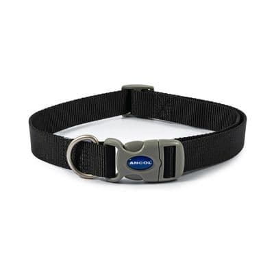 ANCOL VIVA QUICK FIT COLLAR BLACK