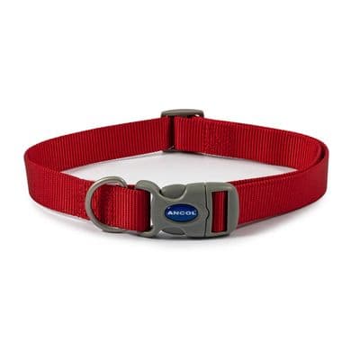 ANCOL VIVA QUICK FIT COLLAR RED