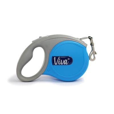 ANCOL VIVA RETRACTABLE LEAD BLUE