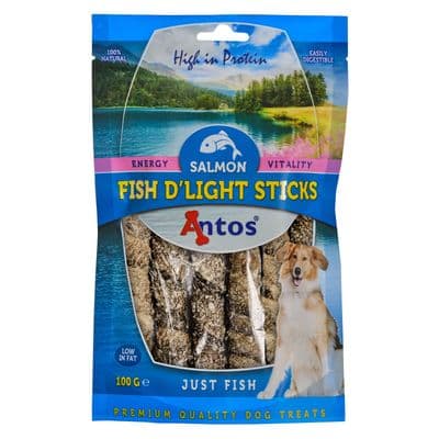 ANTOS FISH D'LIGHT SALMON STICKS