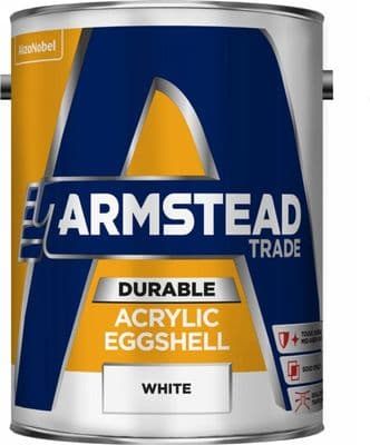 Armstead Trade Durable Acrylic Eggshell 5L - White