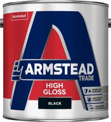 Armstead Trade High Gloss 2.5L - Black
