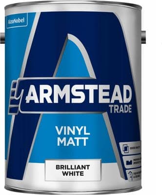 Armstead Trade Vinyl Matt 5L - Brilliant White