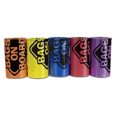 BAGS ON BOARD FIRE HYDRANT POOP BAG COUNTER DISPLAY REFILL