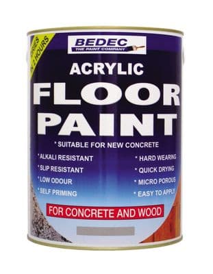 Bedec Acrylic Floor Paint 5L - Dark Green