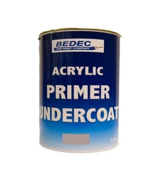 Bedec Acrylic Primer 5L - Dark Grey