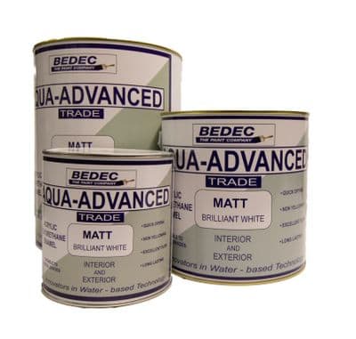Bedec Aqua Advanced Matt 2.5L - Brilliant White