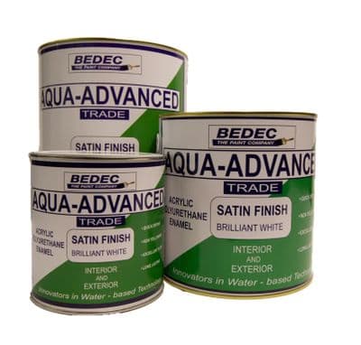 Bedec Aqua Advanced Satin 5L - Brilliant White