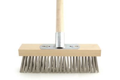 Bentley Wire Brush with Bracket and Wooden Handle - 12