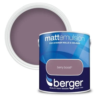Berger Matt Emulsion 2.5L - Berry Boost