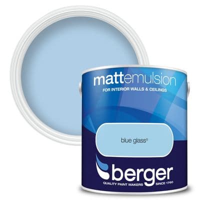 Berger Matt Emulsion 2.5L - Blue Glass
