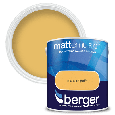 Berger Matt Emulsion 2.5L - Mustard Pot