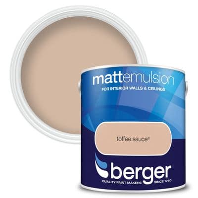 Berger Matt Emulsion 2.5L - Toffee Sauce