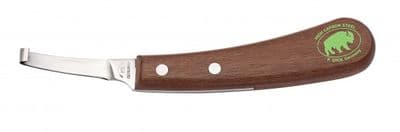 Bison Hoof Knife Wooden Handle - Right Hand