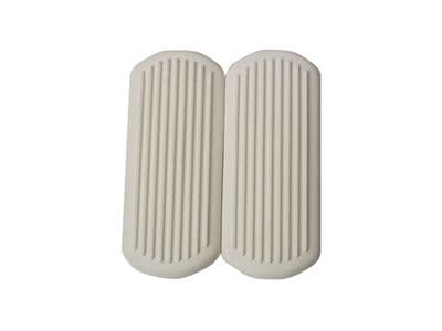 BITZ STIRRUP TREADS PSOB WHITE
