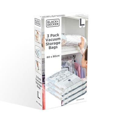 Black & Decker Vacuum Storage Bags - Large 3 Pack