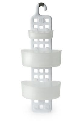 Blue Canyon Adjustable Hanging Shower Caddy - White