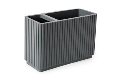 Blue Canyon Berkeley Toothbrush Tidy - Grey