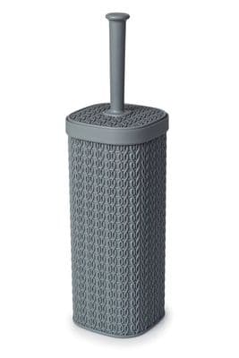 Blue Canyon Lace Design Toilet Brush - Grey