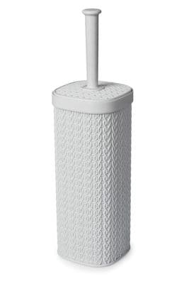 Blue Canyon Lace Design Toilet Brush - White